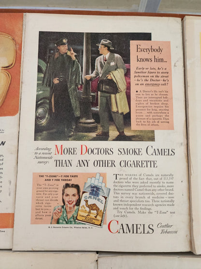 Popular Mechanics Magazine Lot of (5) Issues 1946