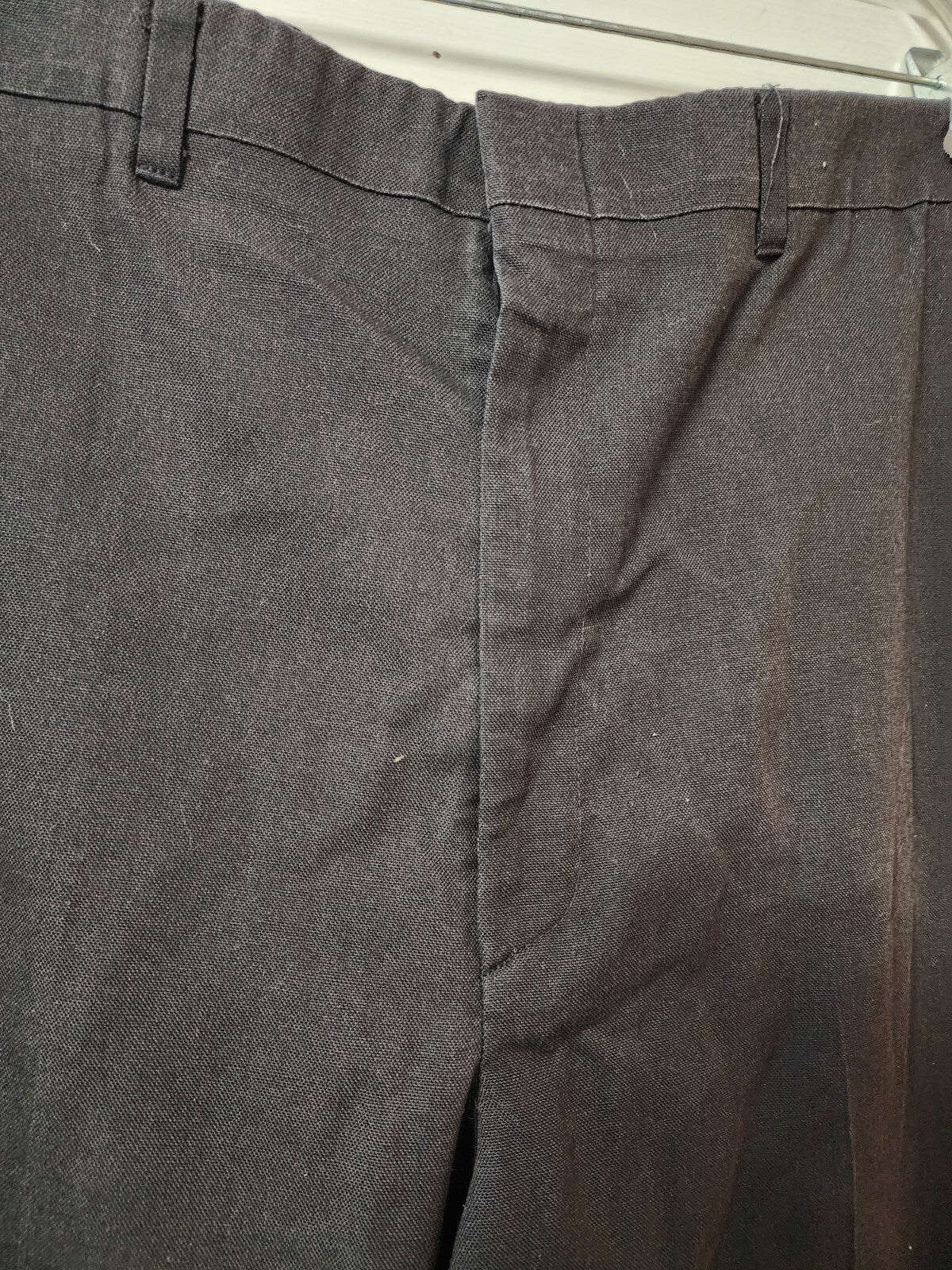 Haggar Men's Premium Flex Dress Pant Black 38 x 26.5