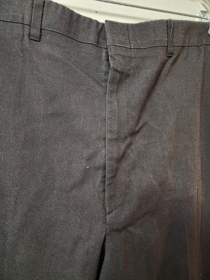 Haggar Men's Premium Flex Dress Pant Black 38 x 26.5