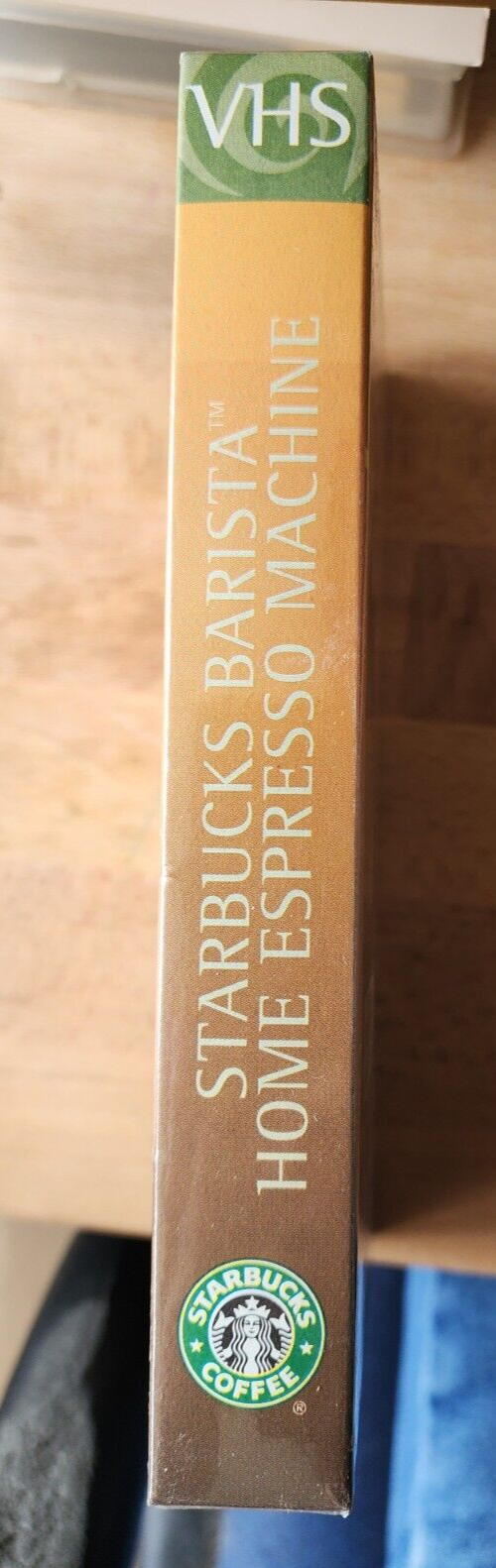 VTG 1998 Starbucks Barista Home Espresso Machine Instructional Video VHS