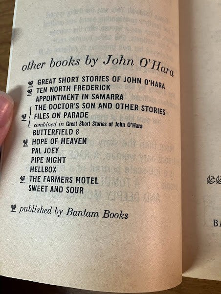 Vtg Paperback - A Rage to Live by John O'Hara
