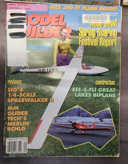 Model Builder Airplane Aviation Magazines RC Modeler 1992 monthly 10 issues