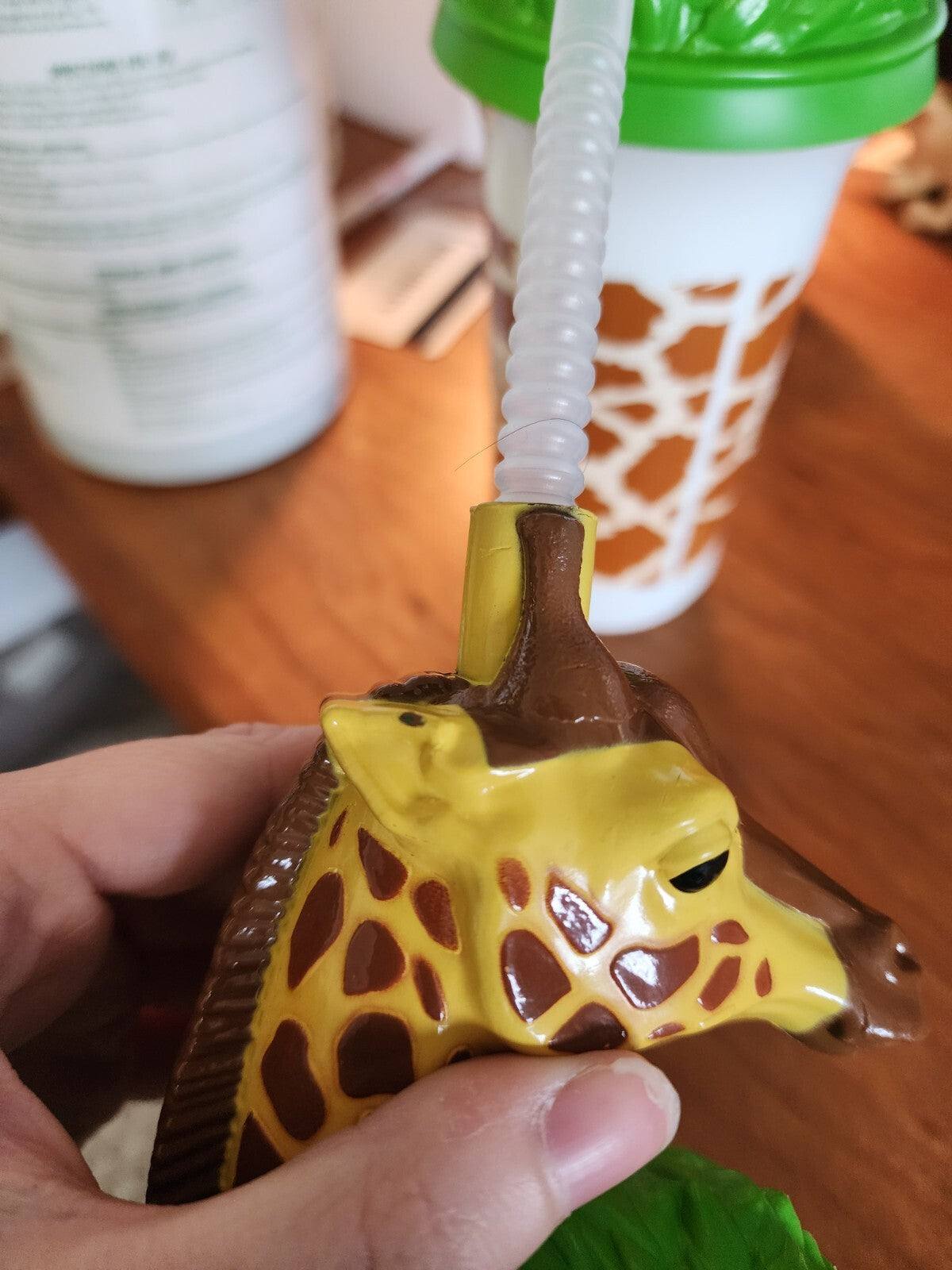 Vintage Giraffe Head Souvenir Oregon Zoo Cup