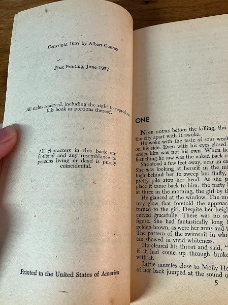 Vtg Paperbacks - Lot of 2 - Albert Conroy Books