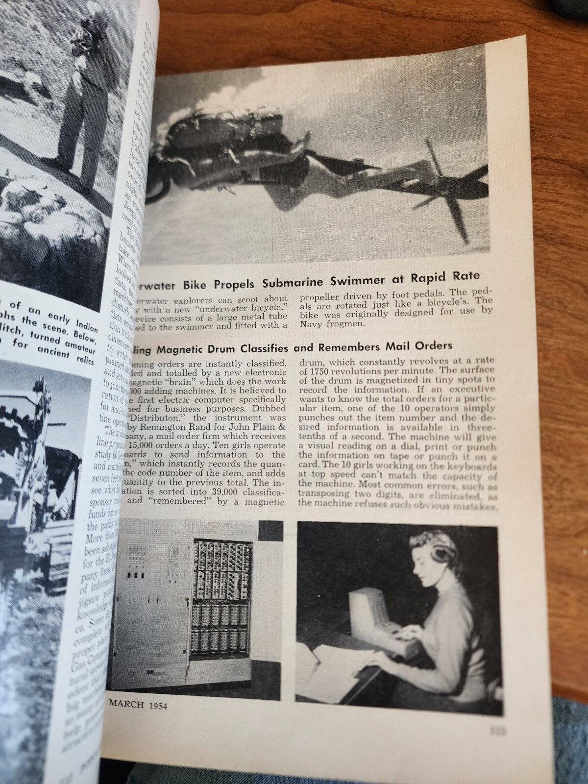 Popular Mechanics Magazine - March  1954
