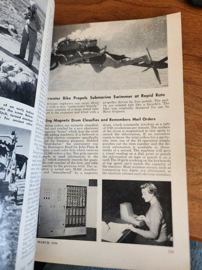 Popular Mechanics Magazine - March  1954