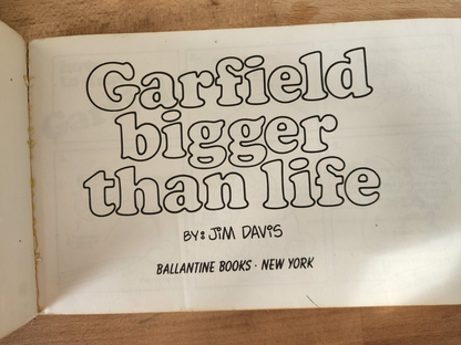 Garfield Bigger Than Life: His Third Book - Paperback By Davis, jim