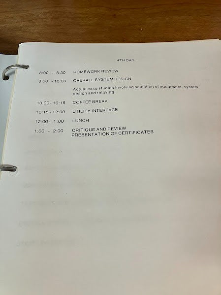 Book - Westinghouse Technical Training Seminar