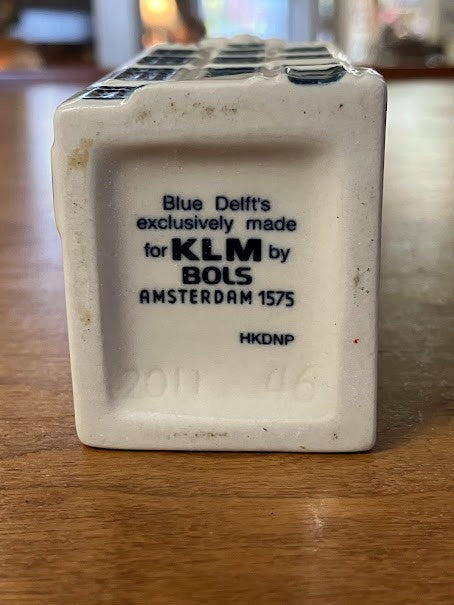 KLM BOLS Delft Blue House #46 - Empty