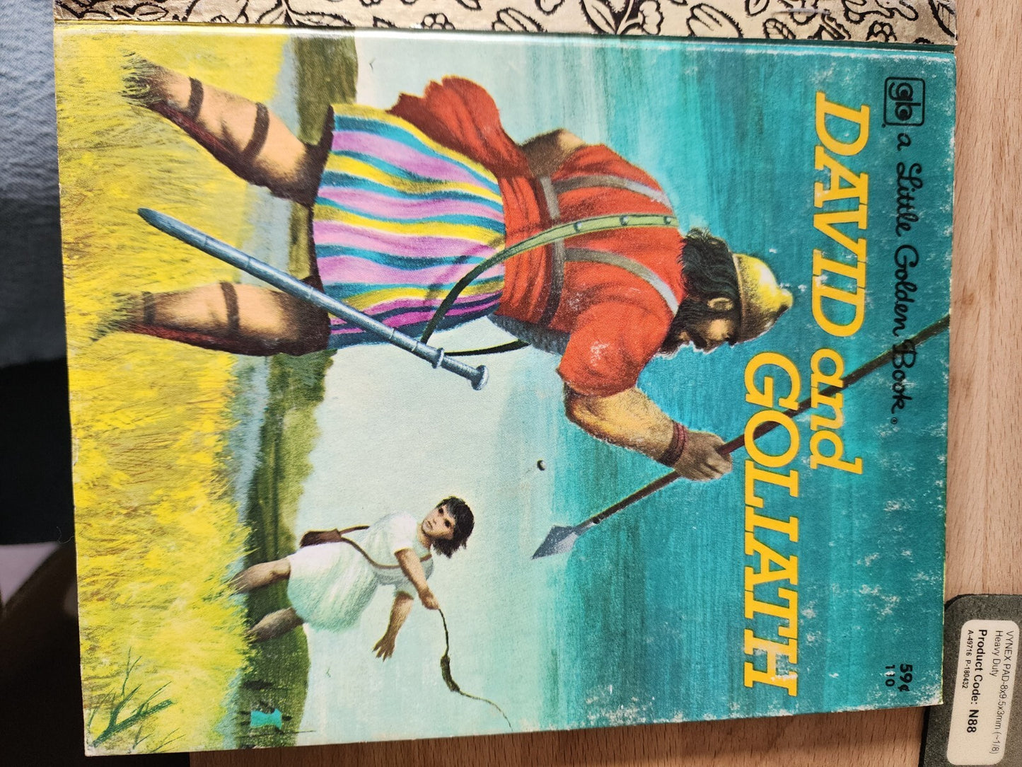 Lot of 3 - A Little Golden Book -Story of Jonah/David & Goliath /Noah's Ark