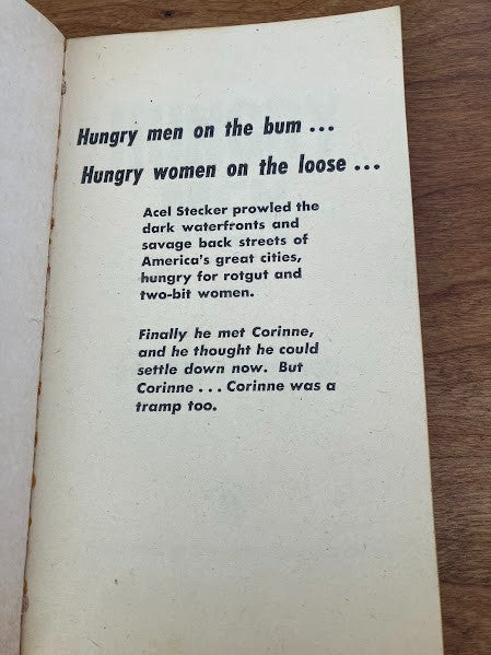 Popular Library: Hungry Men by Edward Anderson
