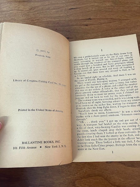 Vtg Paperback - Slave Ship by Frederik Pohl