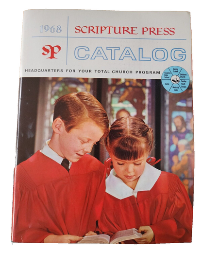 Vintage 1968 Scripture Press Catalog