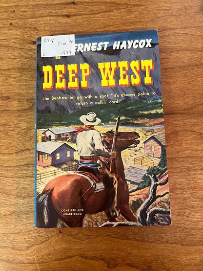 Vintage Paperbacks - Ernest Haycox - Pocket Books - Lot Of 8