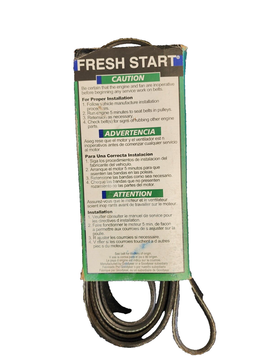 Fresh Start 980K6 Replacement Automotive Micro Poly V-Ribbed Serpentine Belt