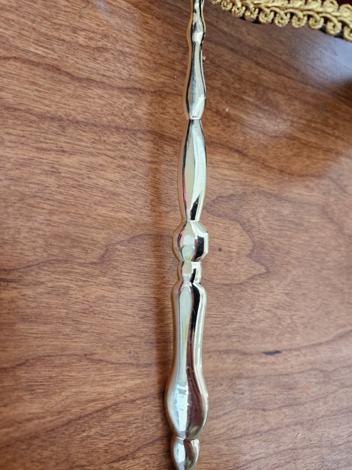 Mardi Gras Red Masquerade Mask on a Stick