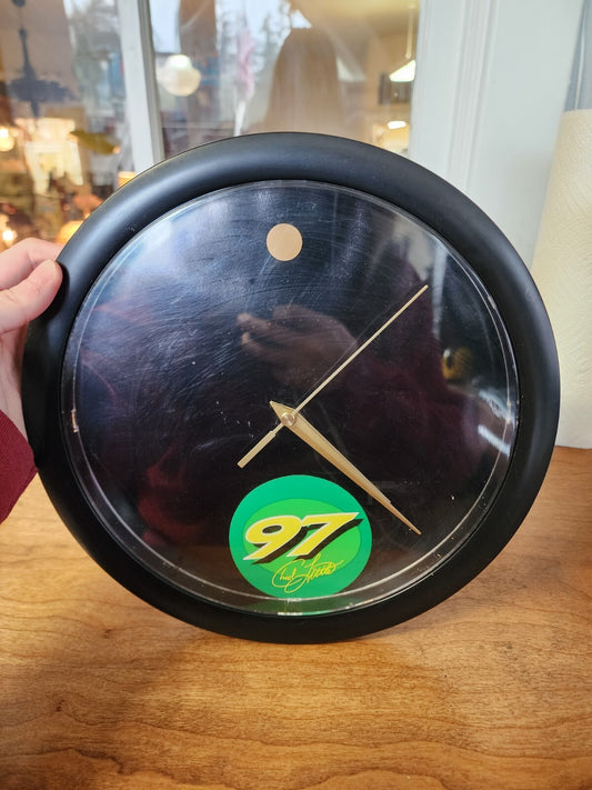 97 Chad Little Nascar Racing Clock