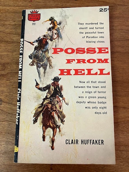 Crest Books: Lot of 4 Western Paperbacks