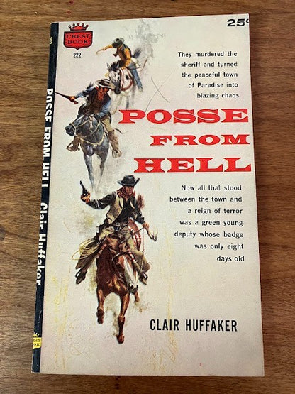 Crest Books: Lot of 4 Western Paperbacks