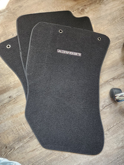 No J505SAL102 New Subaru Legacy Front & Rear Black Carpet Mats