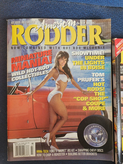 Lot of 2 American Rodder Magazine Hot Rods & Swimsuits 1997 No 97 & 91