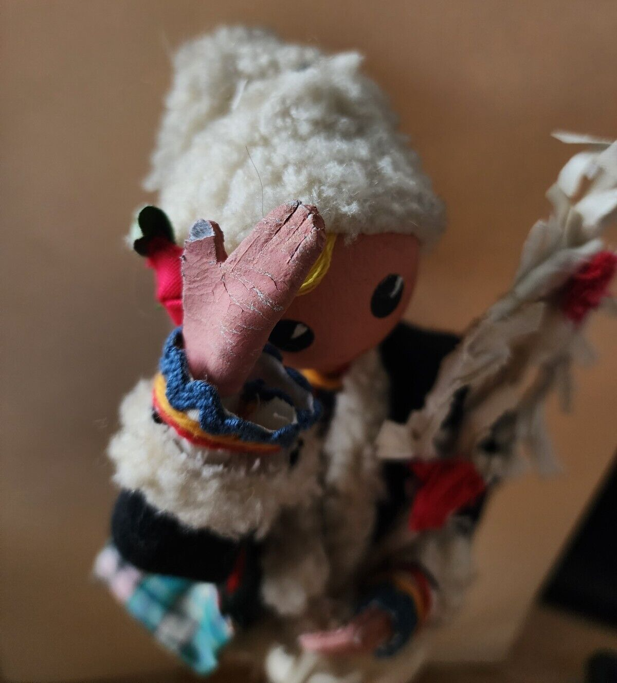 Vintage Doll Bulgaria Male Hand painted 12" Traditional Costume Souvenir