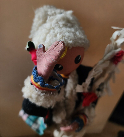 Vintage Doll Bulgaria Male Hand painted 12" Traditional Costume Souvenir