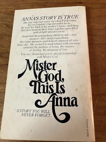 Mister God, This Is Anna Fynn