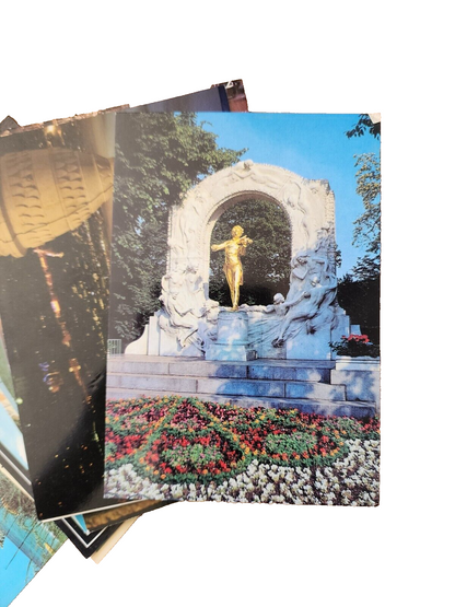 Collection of 16 different unposted postcards from across the word