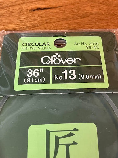 Knitting Needles - Clover Bamboo Premium Circular - lot of 2