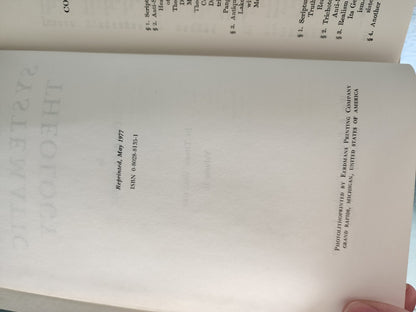 Systematic Theology By Charles Hodge 1946 Volumes of 3