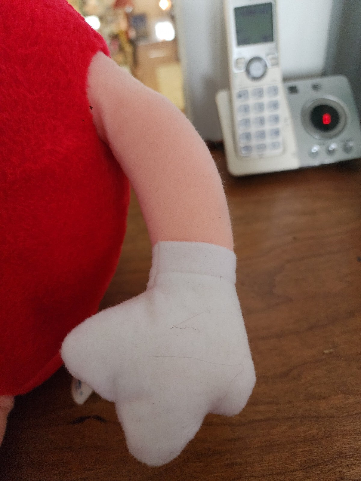 Vintage 1987 M&M's RED Fun Friend Stuffed Toy Plus