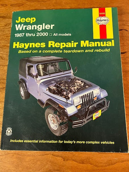 Jeep Wrangler 1987-00 All Models - Haynes Repair Manual