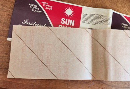 Lot of 3 instant Coffee Sticker Prop