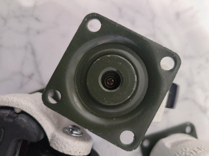 Set of 4 Leveling Casters, 50 mm Nylon Wheel, QM50  Q-MASTER