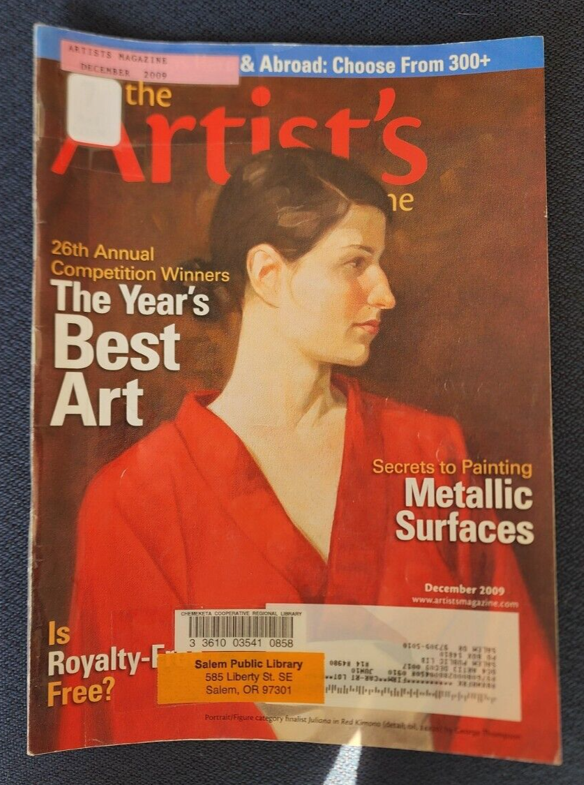 International Artist lot of 9 monthly magazines 2009
