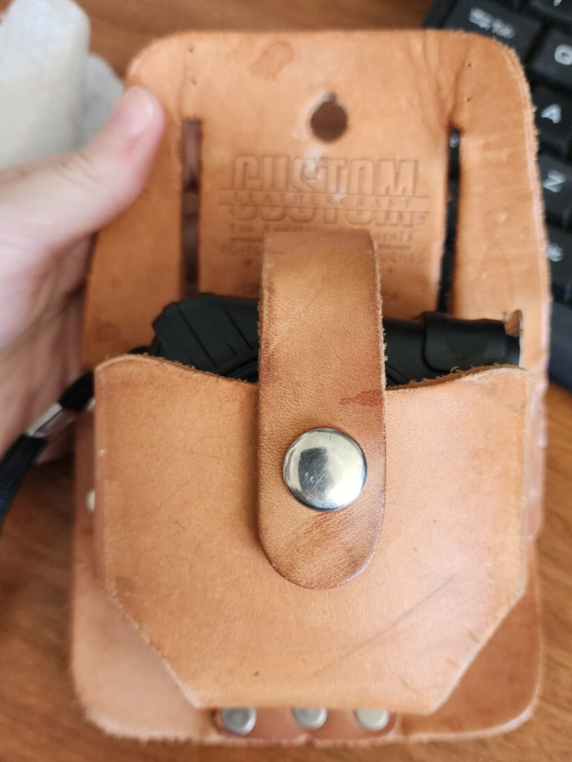 Vtg Custom LeatherCraft No. 464 Tool Pouch