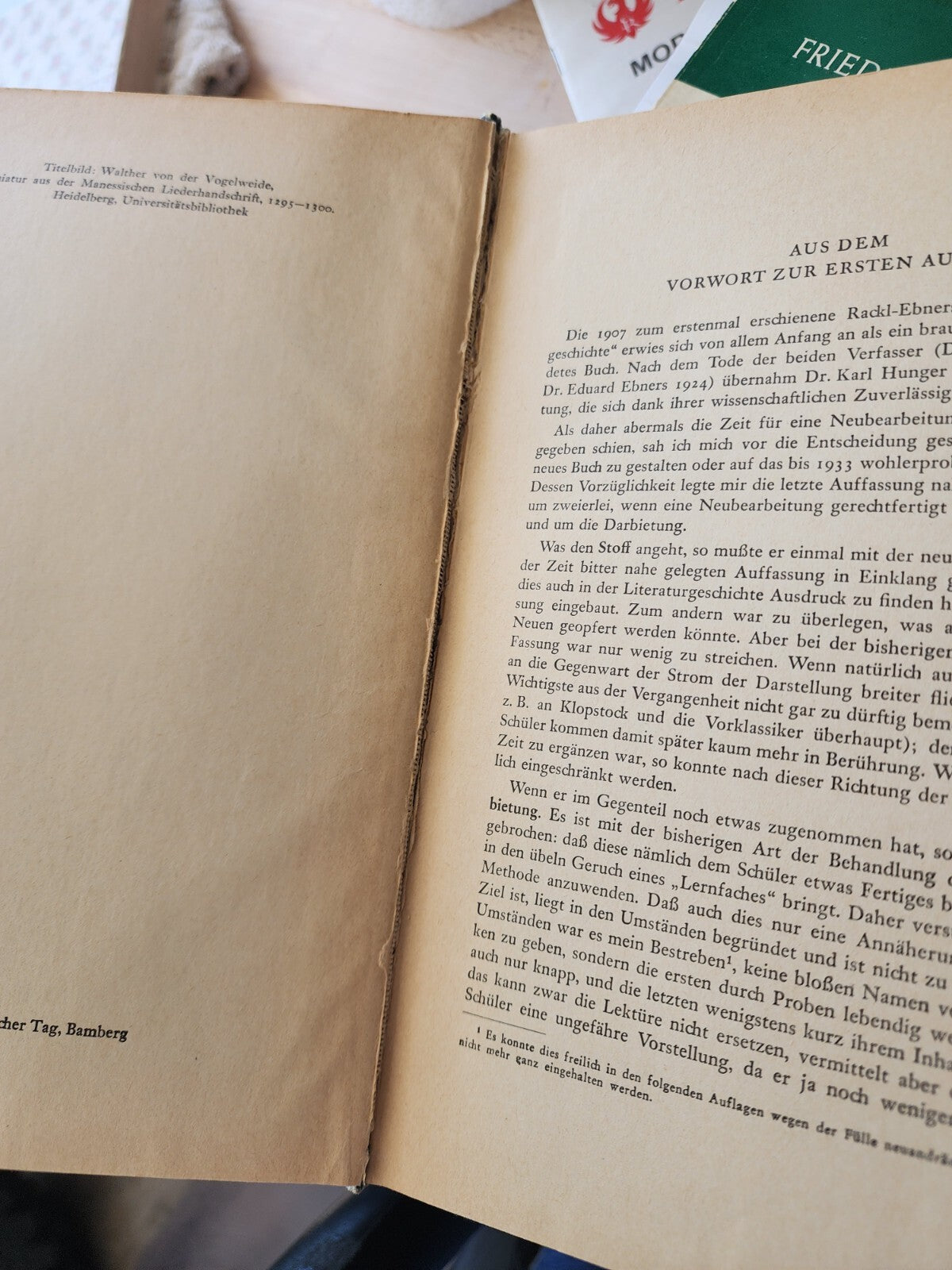 Deutsche Literaturgeschichte. Krell, Leo und Leonhard Fiedler: