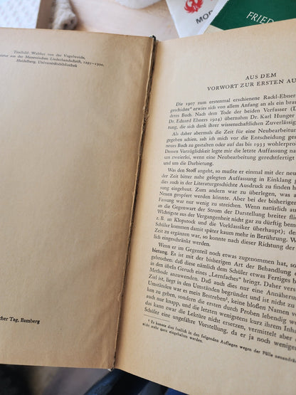 Deutsche Literaturgeschichte. Krell, Leo und Leonhard Fiedler:
