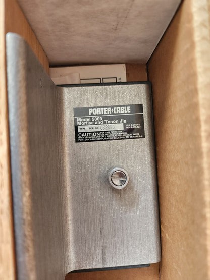 Porter Cable MorTen Jig For Mortise And Tenon Joints. Model 5009 in Box