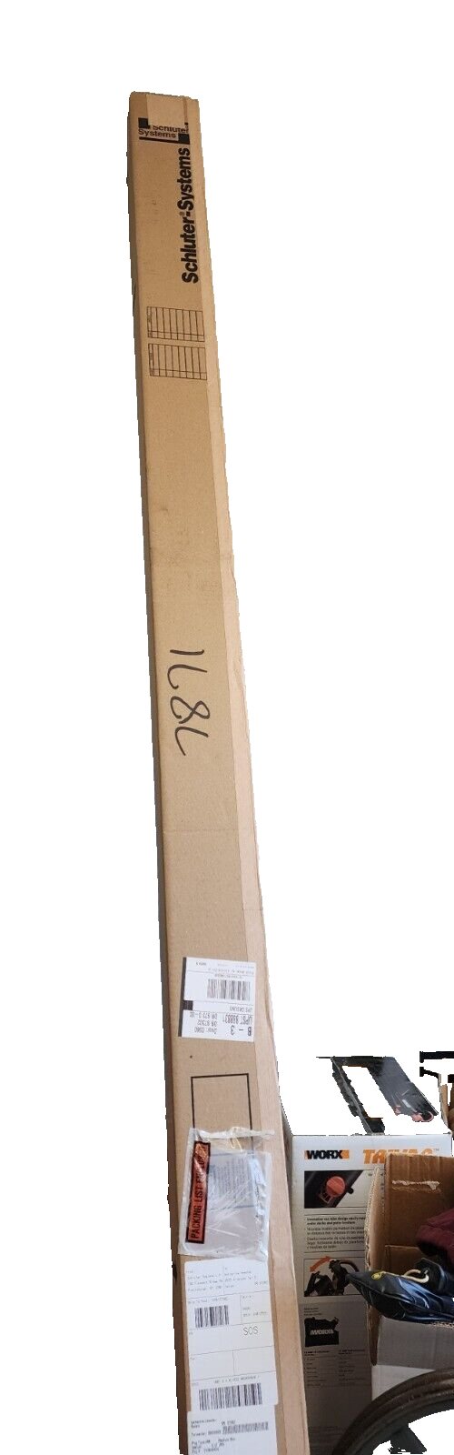 Schluter Rondecstep-57 profile 1/2in. Aluminum Satin Nickel