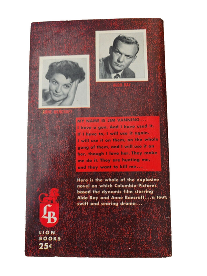 Nightfall by David Goodis 1956 Lion Books LB131, 2nd printing - tie- Good