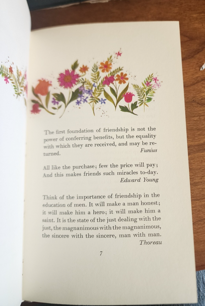 Vtg HC, To Be a Friend: Sayings and Verses Celebrating the Beauty of Friendship