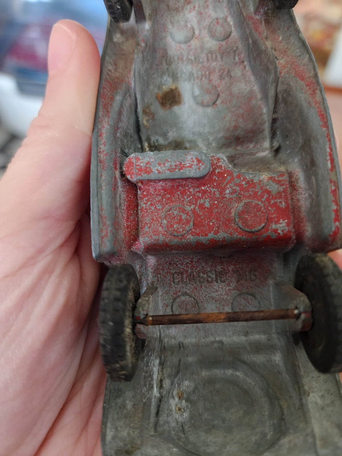 TootsieToy Red Diecast Classic Toy Car Chicago 24