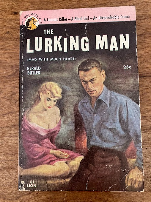 Vtg Paperback - THE LURKING MAN by Gerald Butler