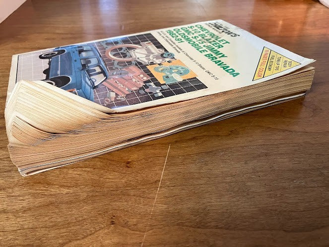 CHILTON'S - Chevrolet s-10 Blazer GMC S-15 Jimmy Oldsmobile Bravada 1982-91