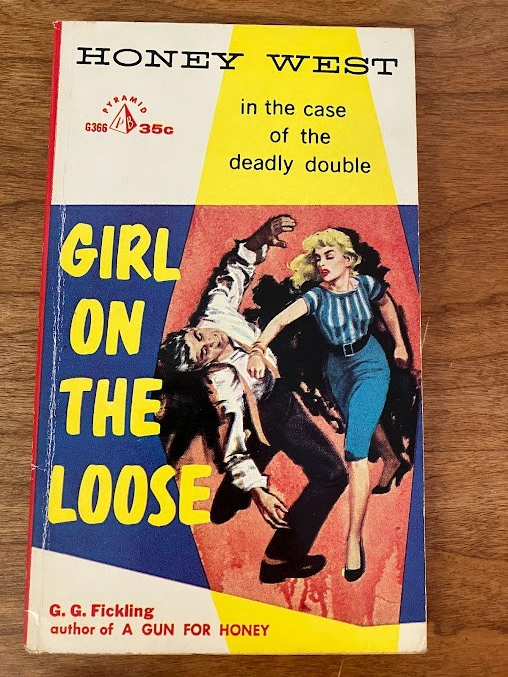 Vtg Paperbacks - "She Devil" & "Girl On The Loose" Pyramid Books - lot of 2