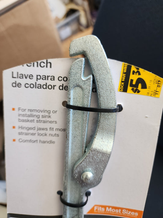 NEW HDX Sink Strainer Lock Nut Wrench