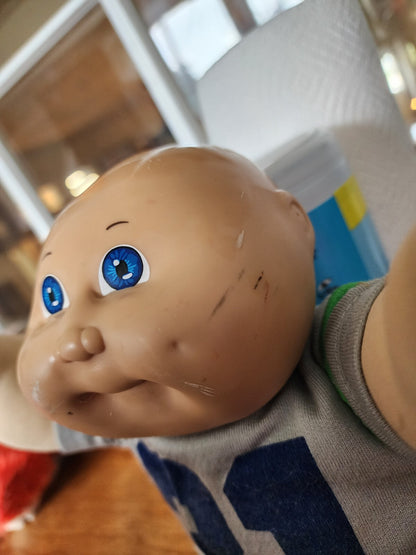 Vtg Cabbage Patch Kids Doll Bald Head Baby Boy 1978 Number 206