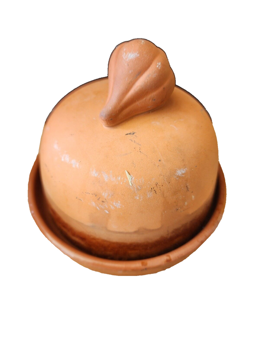 Terra Cotta Domed Garlic Roaster Baker Cooker Keeper Storage